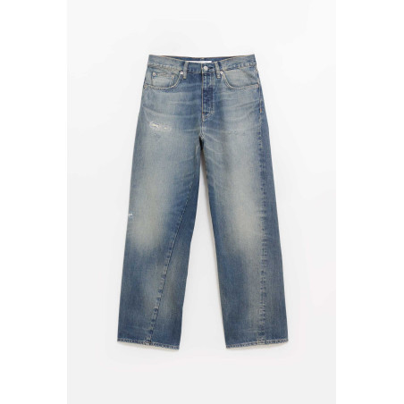 SUNFLOWER WELL WORN BLUE WIDE TWIST JEANS